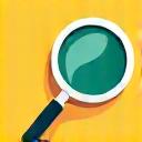 Magnifying glass icon representing investigation